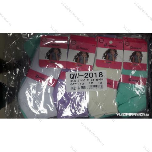 Children´s socks and youth bamboo socks (27-38) PESAIL QM-2018
