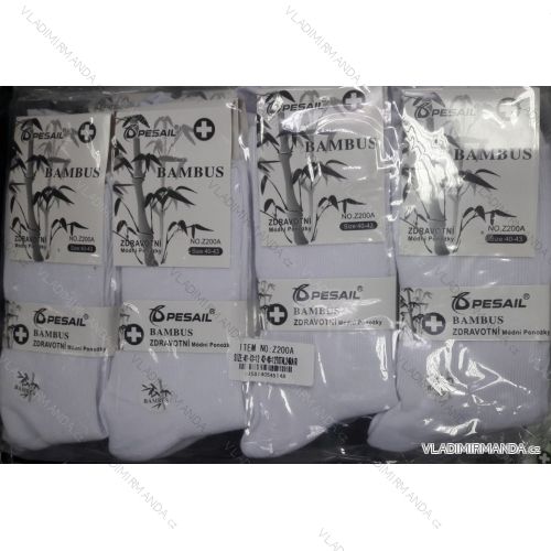 Socks bamboo weak health unisex (40-43) PESAIL Z200A / white
