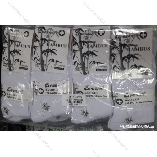 Socks bamboo weak health unisex (35-38) PESAIL ZW220A / white
