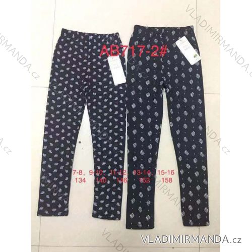 Leggings warm long adolescent girls (7 / 8-15 / 16 years) AB717-2