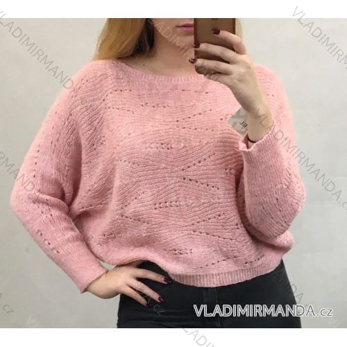 Women's knitted long sleeve sweater (uni sm) ITALIAN MODA IM919802
