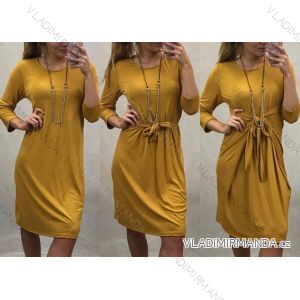 Long Sleeve Elegant Ladies Dress (uni s / m) ITALIAN FASHION IM9191016