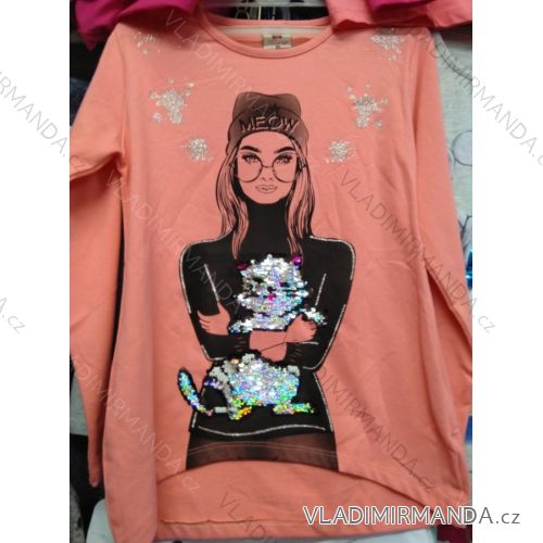 T-shirt long sleeve kids youth girl (128-164) TUZZY TURKISH FASHION TM219154
