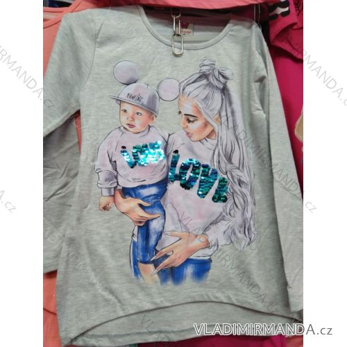 T-shirt long sleeve kids youth girl (128-164) TUZZY TURKISH FASHION TM219155
