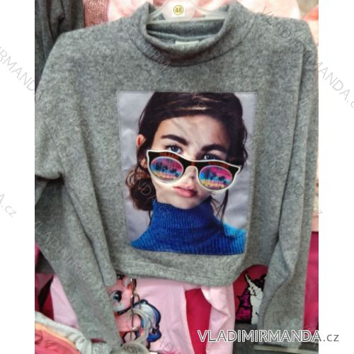 T-shirt warm long sleeve kids youth girl (116-146) TUZZY TURKISH FASHION TM219157
