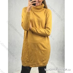 Sweater Turtleneck Slim All Dress Long Sleeve Women's (uni sm) ITALIAN FASHION IM1419039
