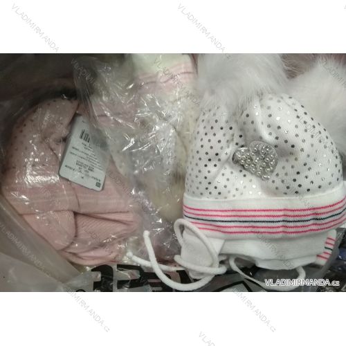 Baby winter warm cap for girls (2-5 years) PERFECT POLAND PRODUCTION PV919019
