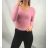 Crop sweater long sleeve ladies (uni xs-s) ITALIAN MODA IM719467