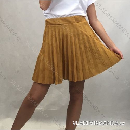 Skirt cut LEATHER women's (uni sM) ITALIAN FASHION IM919966
