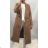 Fleece coat with lining women's extended (s, m, l, xl) ITALIAN FASHION IMC1812182C