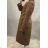 Fleece coat with lining women's extended (s, m, l, xl) ITALIAN FASHION IMC1812182C