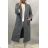 Fleece coat with lining women's extended (s, m, l, xl) ITALIAN FASHION IMC1812182C