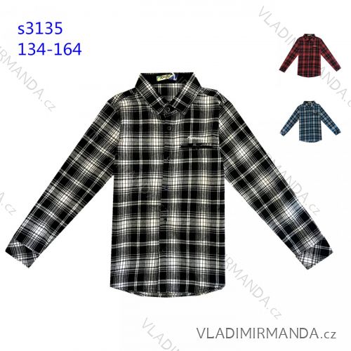 Boy´s flannel shirt (134-164) KUGO S3135