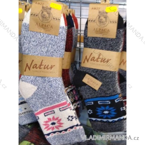 Socks warm wool alpaca women (35-42) AMZF PB-411
