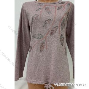 Women's T-shirt warm long sleeve oversized (l-3xl) ERBOSSI PM119255