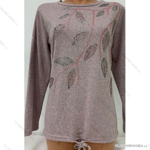 Women's T-shirt warm long sleeve oversized (l-3xl) ERBOSSI PM119255