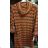 Women's warm long sleeve dress with oversized pockets (uni XL / 2XL) ITALIAN FASHION IM12190109
