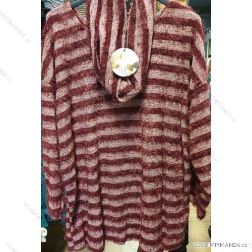 Women's Dress Warm Long Sleeve Jewelry Plus Size (uni XL / 2XL) ITALIAN FASHION IM12190120
