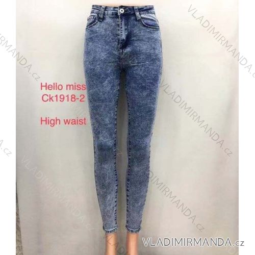 Jeans jeans high waist long womens (25-31) HELLO MISS MA519CK1918-2
