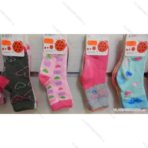 Socks Low-Slip Children's Girls (17-23,23-26) AMZF ZCB3-509