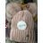 Winter hat with two pompons women (ONE SIZE) WROBI PV719040
