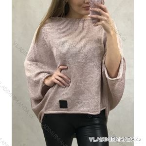 Women's long-sleeved sweater oversize (uni s-xl) POLISH FASHION Pv619111