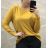 Women's warm knitted sweater long sleeve (uni L / XL) ITALIAN FASHION IM519JM-5802-18