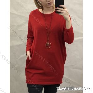 Tunic ALÁ DRESS Long Sleeve Ladies WITH JEWELERY (uni s / m) ITALIAN FASHION IM919905