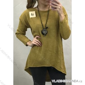 Dress / sweater knitted long sleeve ladies (uni sl) ITALIAN Fashion IM418774