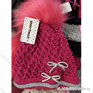 Children´s cap (3-8 years) winter cap with pompon PERFECT POLAND POL219044
