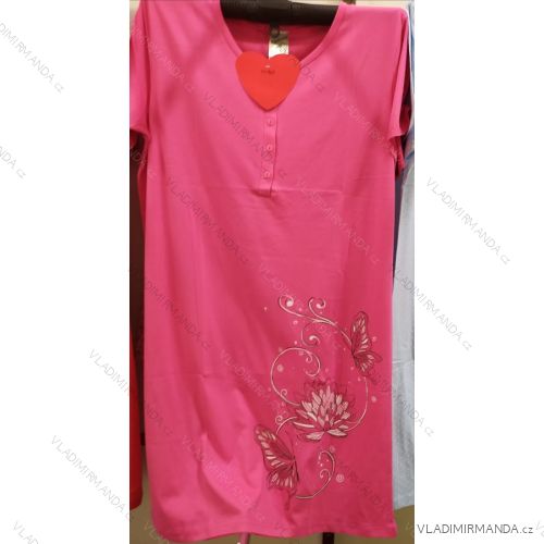 Women's short sleeve nightshirt cotton (M-2XL) FOCUSE FOC1923-612
