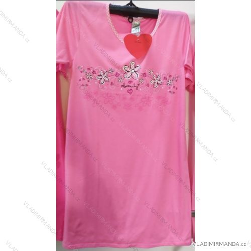 Women's short sleeve nightshirt cotton (M-2XL) FOCUSE FOC1923-566
