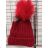 Knitted winter hat (uni) ECHT PF007