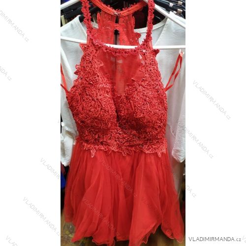 Elegant Sleeveless Lace Dress, Lace Women (uni s-l) ITALIAN FASHION IM919894
