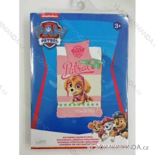 Bed linen paw patrol for girls (90 * 140, 40 * 55 cm) SETINO 710-376