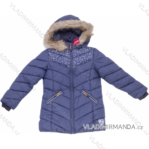 Jacket coat winter children adolescent girls (116-146) WOLF B2968