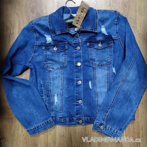 Denim jacket women's oversized (XL-5XL) GOURD MA119GD6030-LK
