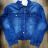 Denim jacket women's oversized (2XL-6XL) P.O.P. SEVEN MA119POP5539-LK