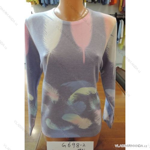 Women's T-shirt warm long sleeve oversized (M-XXL) DUNAUONE G698-2
