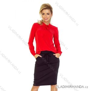 Blouse with bond - red 140-3
 NMC-140-3