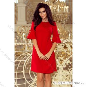 217-1 NEVA Trapezoidal dress - red
 NMC-217-1