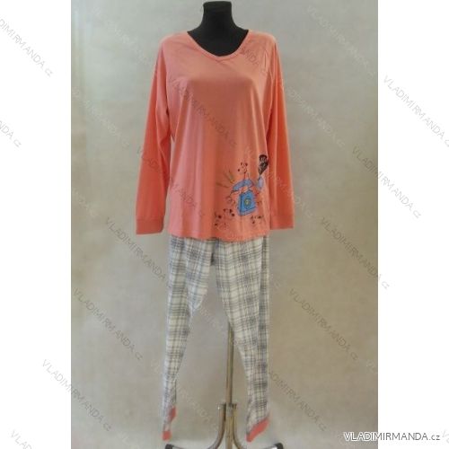 Pajamas Long Ladies Cotton Oversized (xl-4xl) TOWARDO 49080
