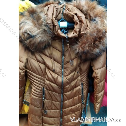 Jacket with fur winter women (m-3xl) BLACK + FISH MA819D-038C
