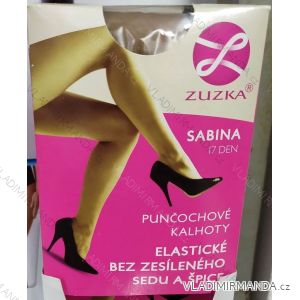 Elastic tights without elastic sit and toe women 17DEN (23-27) ZUZKA ZUZ19SABINA