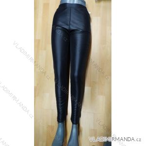 Ladies long leatherette leggings (S-2XL) ELEVEK ELE19PP820
