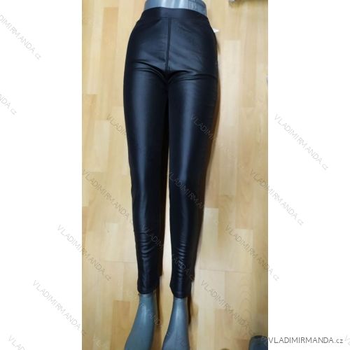 Ladies long leatherette leggings (S-2XL) ELEVEK ELE19PP820
