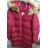 Jacket with fur winter women (uni xl-3xl) ITALIAN MODA IM719463
