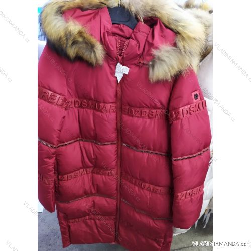 Jacket with fur winter women (uni xl-3xl) ITALIAN MODA IM719463
