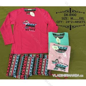 Pajamas Long Ladies Cotton (m-2xl) VALERIE DREAM DK-8907