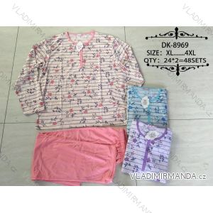 Pajamas long ladies cotton oversized (xl-4xl) VALERIE DREAM DK-8969
